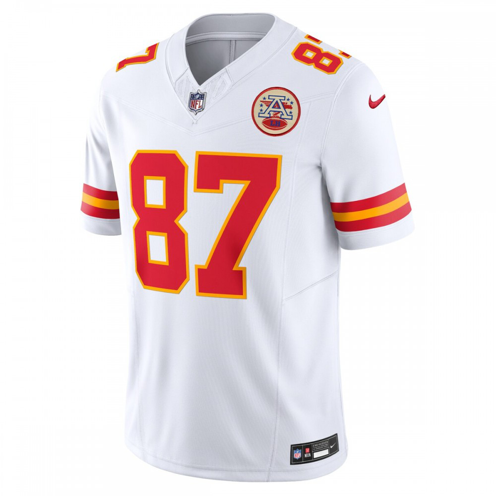 Travis Kelce Kansas City Chiefs Nike Vapor F.U.S.E. Limited Jersey - White-Profan Arena